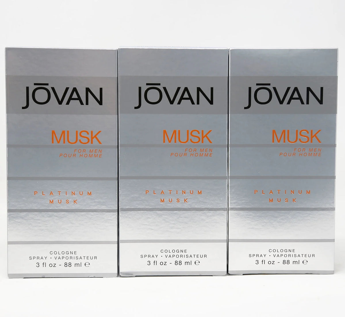Musk for Men, Platinum Musk, Cologne Spray, 3 Oz