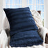 Faux Fur Throw Pillows - Decorative Pillows for Couch, Bed Throw Pillows, Blue Accent Pillows for Bedroom or Living Room Aesthetic, Set of 2 Furry Throw Pillows, 16" X 16"