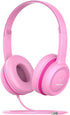 Kids Headphones, Wired Headphones for Kid with Safe Volume Limiter, Kid Headphone with Cord 3.5Mm Jack, On-Ear Girls Boys Toddler Headphone for School