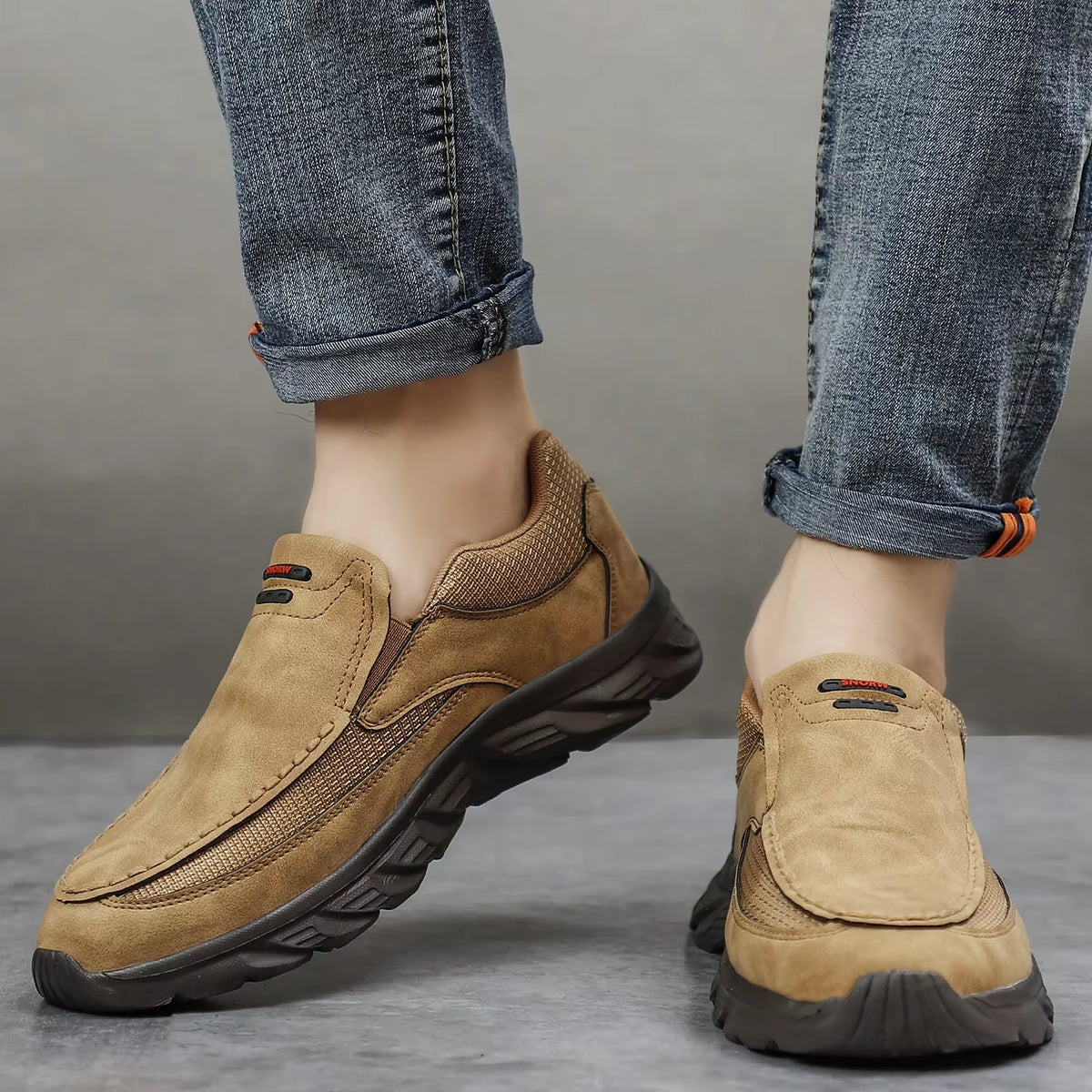 Men Leather Casual Shoes Breathable Loafers Men Sneakers 2024 New Male Comfortable Leather Flat Footwear Sneakers Men Shoes