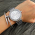 CONTENA Fashion Silver Women Watches Stainless Steel Women&