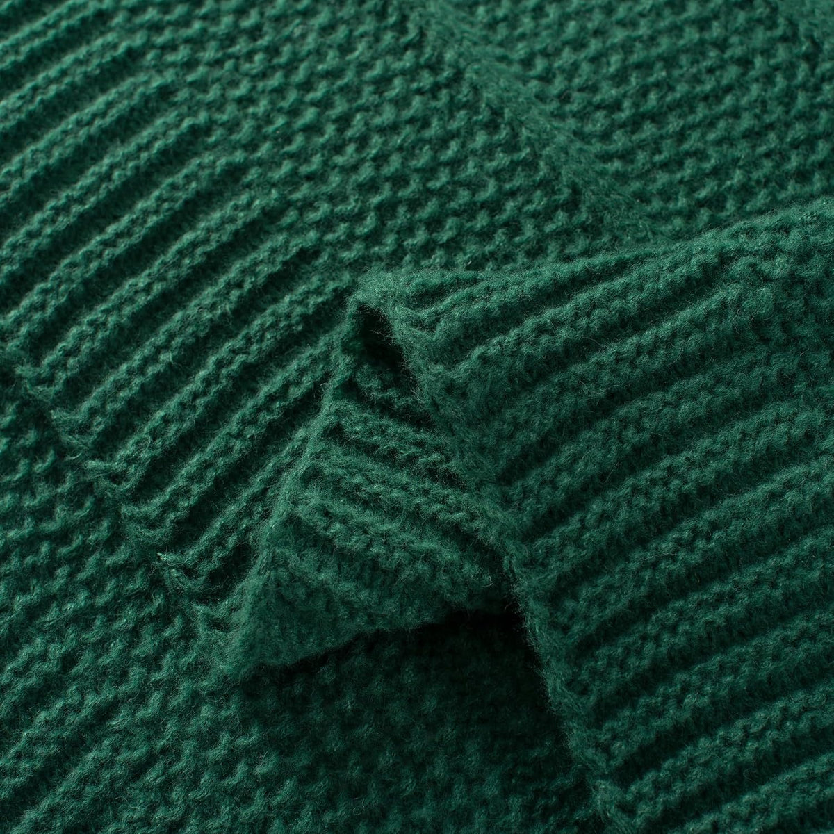 Knit Throw Blanket for Couch 50X60 Stripe Cable Knitted Throws