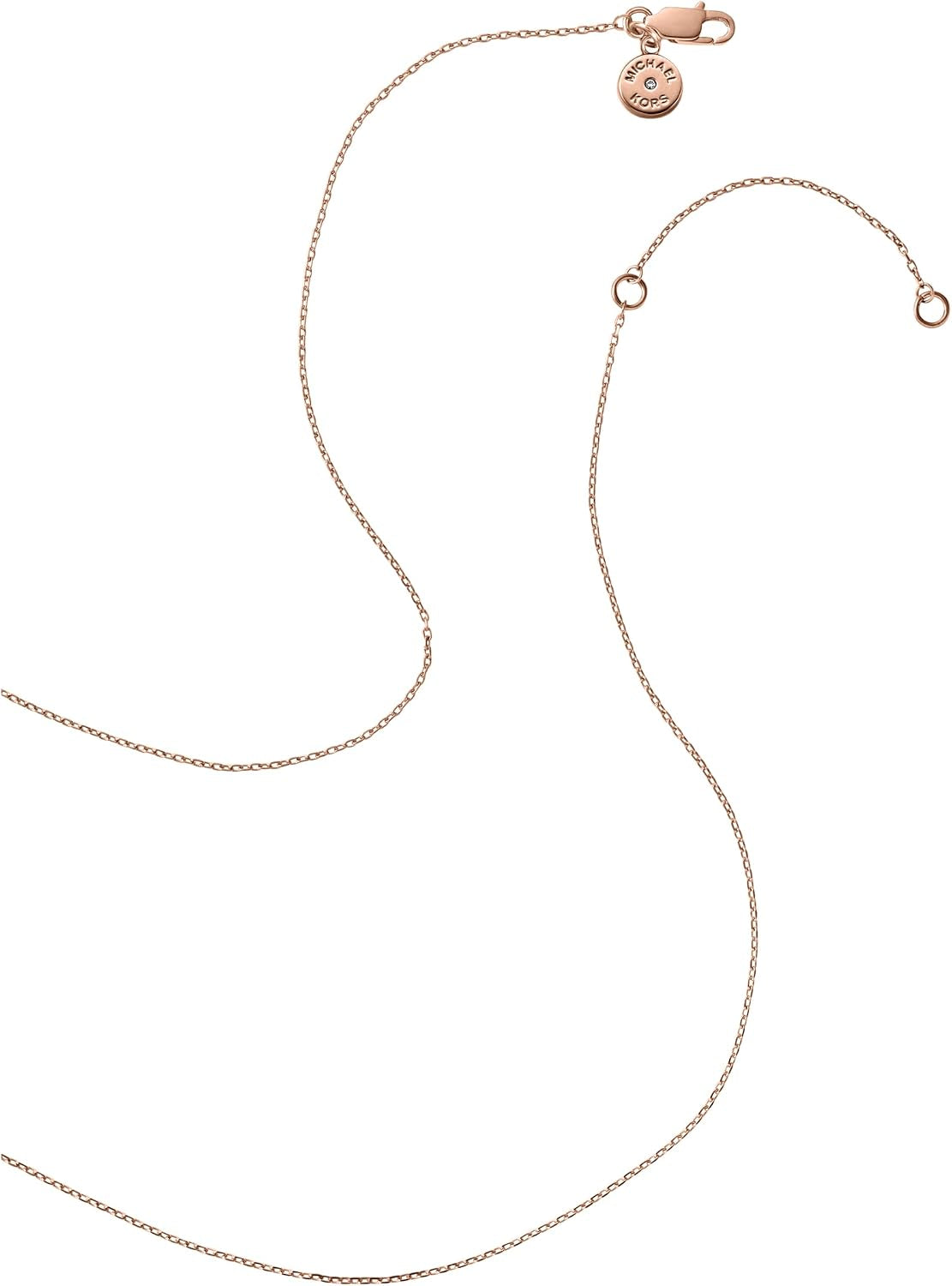 Michael Kors Rose Gold-Tone Necklace for Women; Necklaces for Women; Jewelry for Women