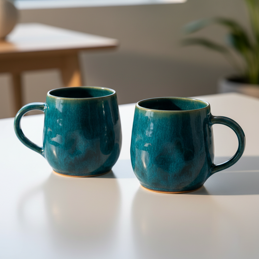 Fuse Handthrown Ceramic Mugs